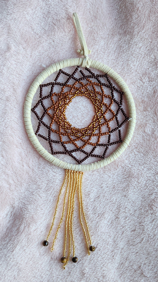 Brown and Gold Dreamcatcher