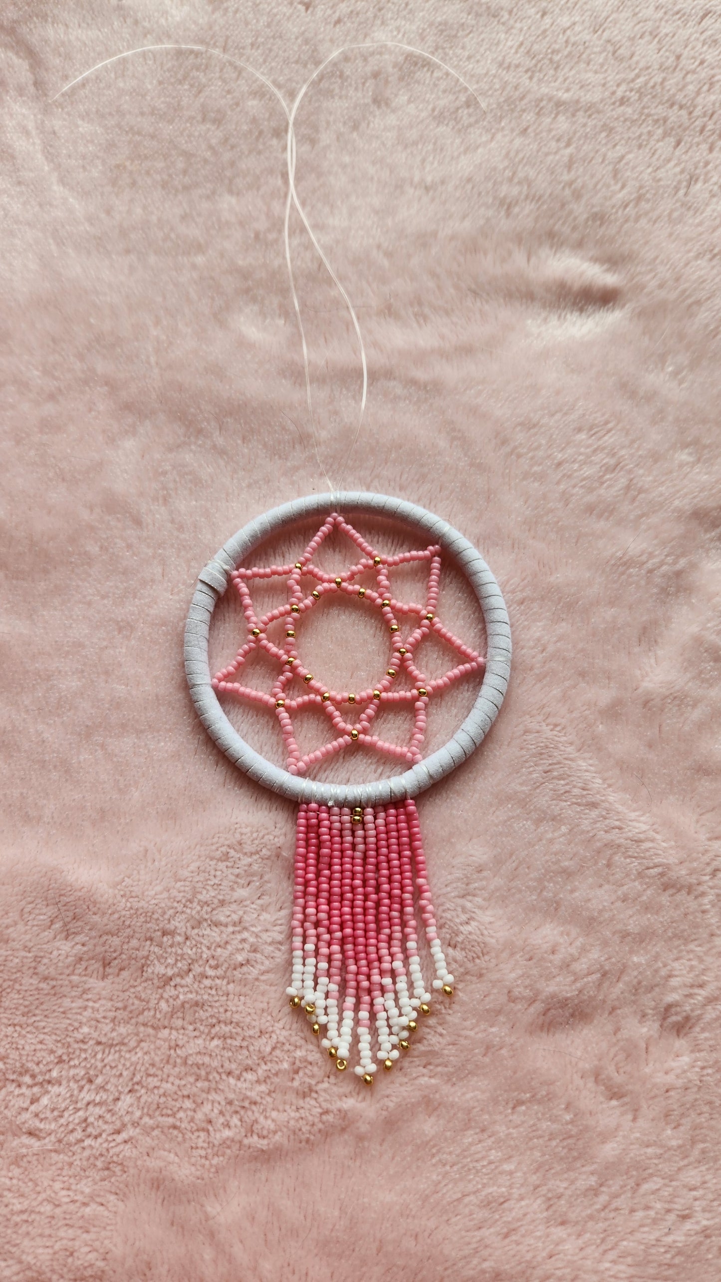Pink Mini Dreamcatcher