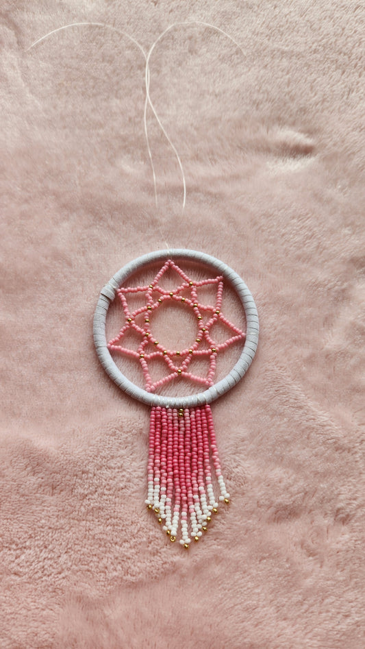 Pink Mini Dreamcatcher