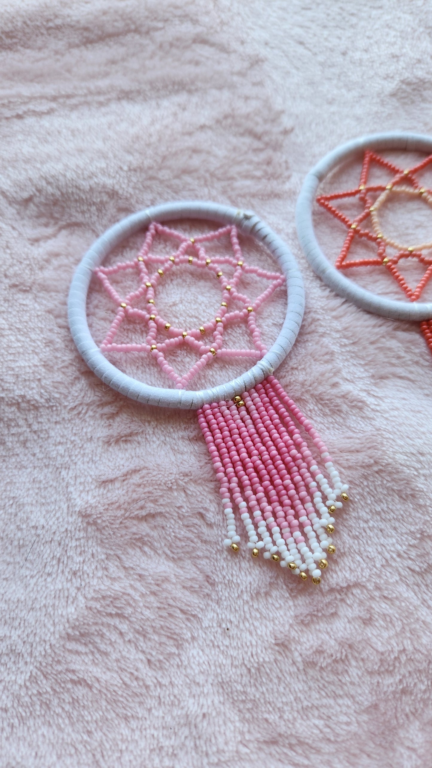 Pink Mini Dreamcatcher
